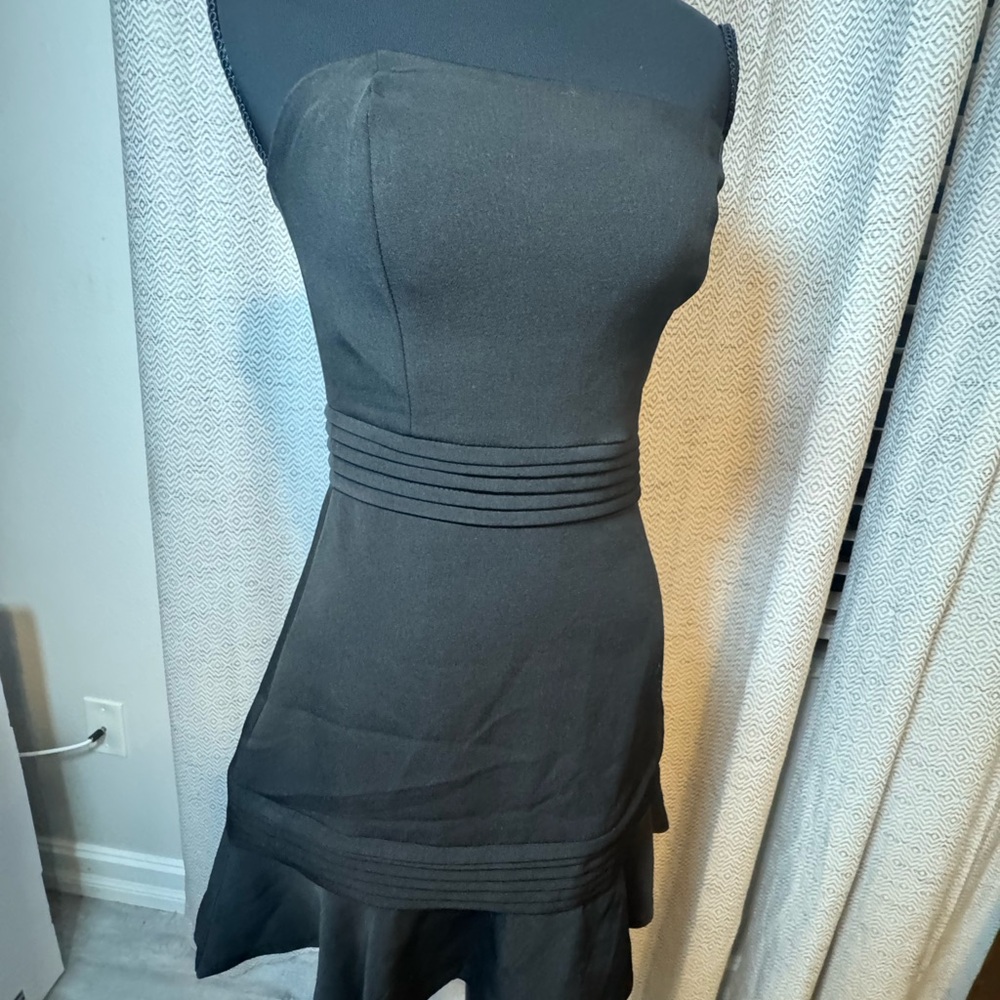 DO+BE Black Strapless Dress NWT
